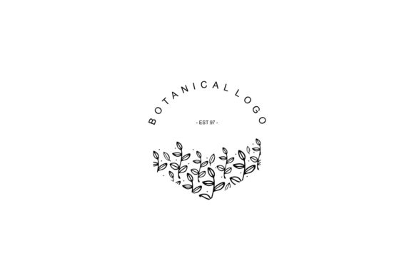 Botanical Branch Minimal Logo Line Art for Logos