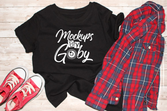 Boys Black Shirt Mockup: Essential for T-Shirts
