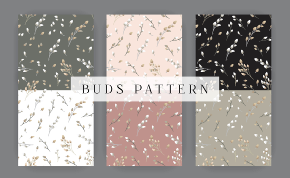 Buds Seamless Pattern: Essential Graphic Templates