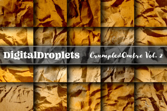 Crumpled Ombre Vol. 2: Premium Backgrounds for Crafters