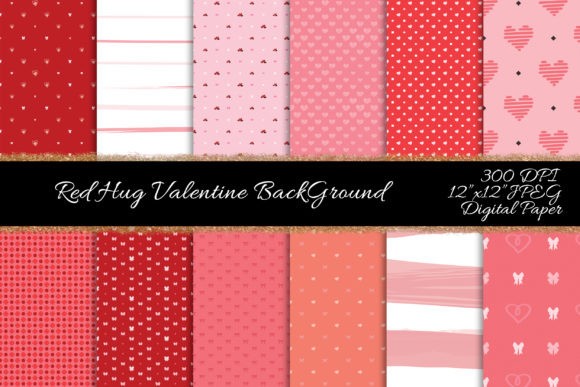 Red Hug Valentine Patterns: Print Templates Review