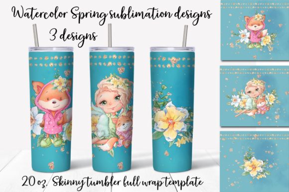 Review: Spring Sublimation Design Skinny Tumbler for Embroidery