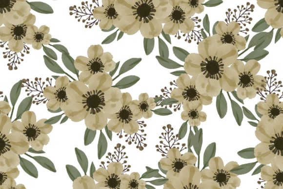 Seamless Pattern of Yellow Floral: Bold Patterns for Brands