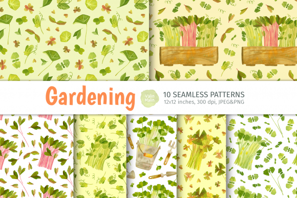 Spring Patterns for Garden Branding & Design